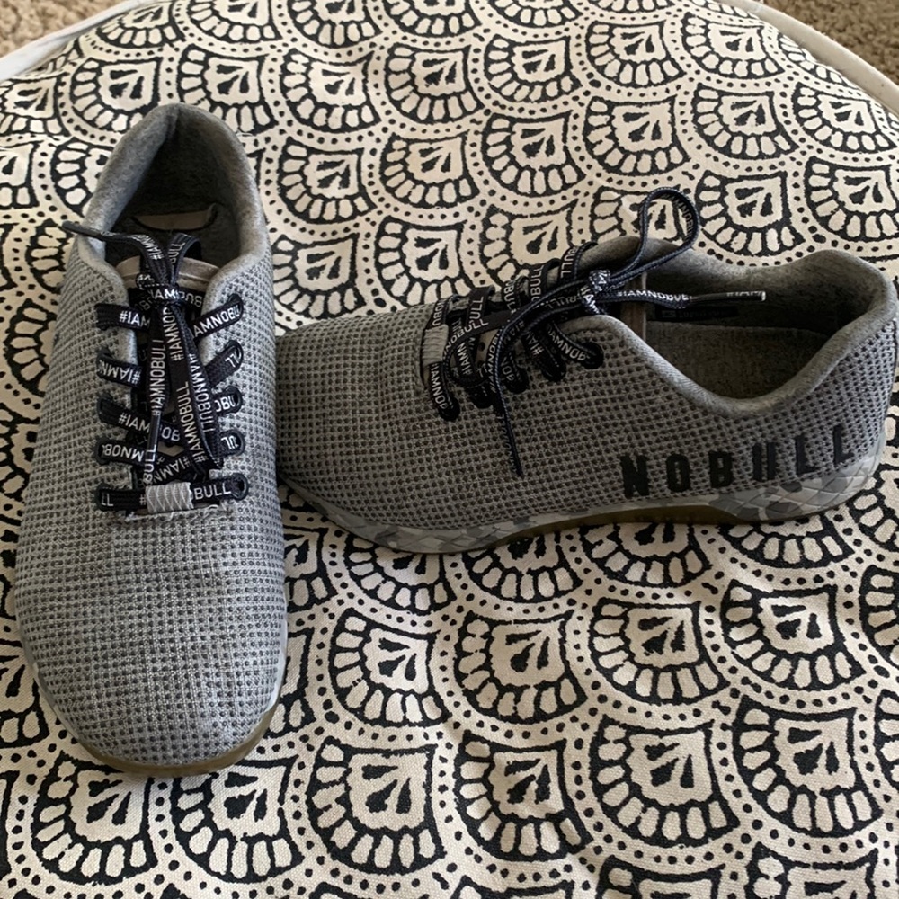 Gray NOBULL shoes